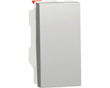 Buton Cu Revenire Schneider Unica, Nuanta Aluminiu