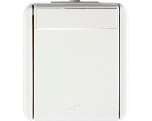 Priza Simpla Cu Impamantare Tem Fontana Ip44 Alb, Montaj Aplicat
