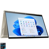 Laptop 2 in 1 HP ENVY x360 cu procesor Intel Core i7-1165G7, 13.3", Full HD, 16GB, 512GB SSD, Intel Iris Xe Graphics, Windows 11 Home, Pale gold