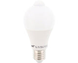 Bec Led Cu Senzor De Miscare Well E27 10w 1055 Lumeni, Glob Mat A60, Lumina Calda