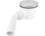 Sifon pentru cabina de dus Radaway 690P, diametru scurgere 90 mm, capac cromat, inaltime 80 mm