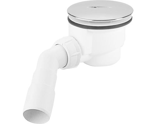 Sifon pentru cabina de dus Radaway 690P, diametru scurgere 90 mm, capac cromat, inaltime 80 mm