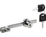 Incuietoare Mobilier Cu 2 Usi De Sticla Hettich Ø21 Mm, Cilindru Cu 2 Chei, Nichelata