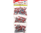 Set Dibluri Universale Fischer DuoPower, 6x30, 8x40 și 10x50 mm, 65 Piese
