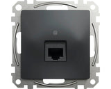 Priza Date Rj45 Simpla Schneider Sedna Design Cat6 Utp, Antracit