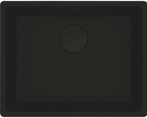 Chiuveta Bucatarie cu o Cuva Franke MRG 210/110-52 52x40 cm, Fara Picurator, Montare sub Blat, Fragranite Negru Mat