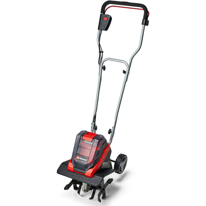 Motosapa electrica pe acumulator Einhell Power-X-Change GE-CR 30 Li, 18 V, 4 cutite, latime lucru 30 cm, adancime maxima 20 cm,fara acumulator si incarcator in setul de livrare