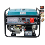 Generator trifazic cu automatizare Könner & Söhnen KS 10000E-3 ATS, 8 kW, 230V/400V, 18 cp, pornire la cheie, autonomie 15h, motor EURO V, protectie suprasarcina, protectie nivel scazut ulei si combustibil, regulator AVR, bobinaj 100% cupru