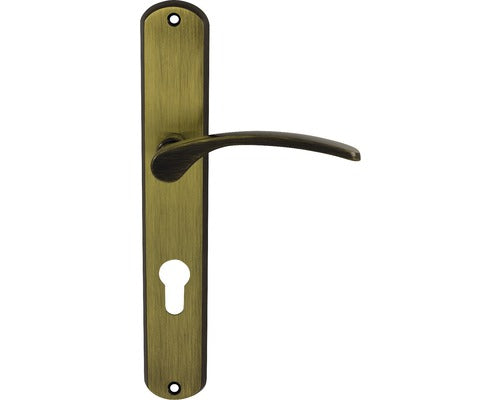Manere Cu Sild Usa Interior Verofer Vieneta 72/235 Mm, Pentru Cilindru, Alama Grafiata