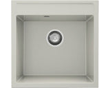 Chiuveta Bucatarie Cu O Cuva Fat Avangard 225 51x51 Cm, Fara Picurator, Marmura Compozita Granit Gri
