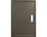 Cadita dus dreptunghiulara slim Belform Celesta, 120x80 cm, Negru