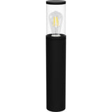 Stalp gradina Rabalux Wellington 7503, E27, 60W, IP44, 80cm, Aluminiu, Negru mat