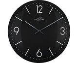 Ceas Perete Cu Semanl Radio Nextime Atomic Negru Ø 35 Cm