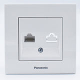 Priza cal.simpla cat6 karre plus panasonic alb