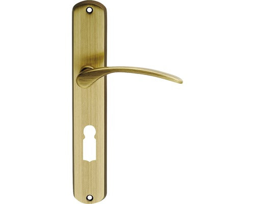 Manere Cu Sild Usa Interior Verofer Vieneta 72/235 Mm, Pentru Cheie Bb, Alama Grafiata