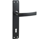 Manere Cu Sild Usa Interior Verofer Mures 90/220 Mm, Pentru Cheie Bb, Negru