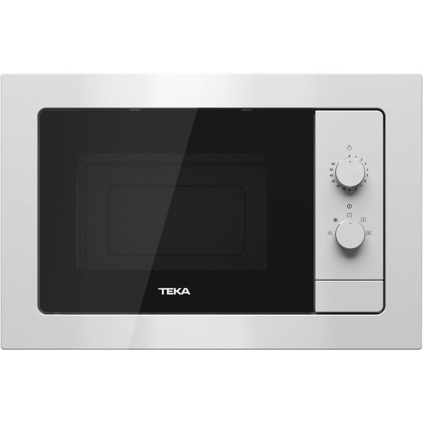 Cuptor cu microunde incorporabil Teka MB 620 BI WHITE, 20 l, 700 W, 5 trepte de putere, Decongelare automata, Alb