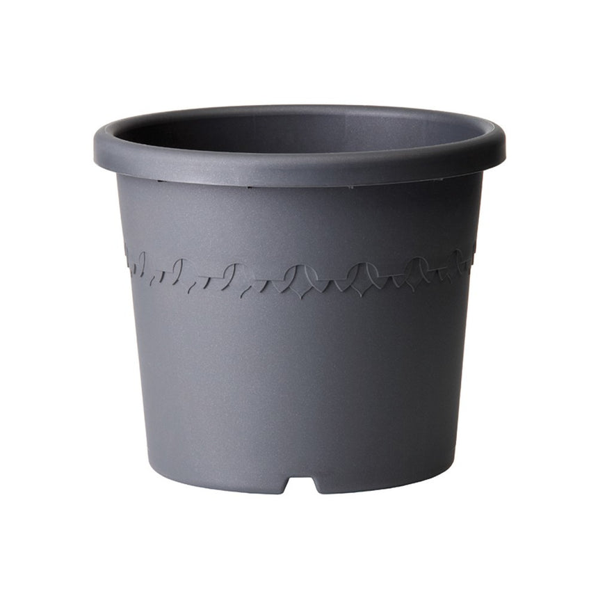 Ghiveci Elho Algarve Cilindro cu diametrul de 30 cm pentru plante de exterior antracit
