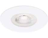 Spoturi incastrabile fixe cu LED integrat Kulana 5W 460 lumeni, lumina calda variabila, 3000K, Ø90 mm, alb, pachet 3 bucati