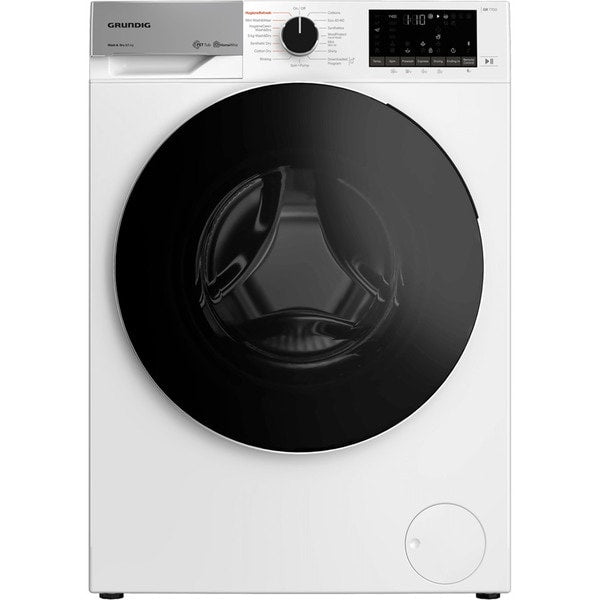 Masina de Spalat Rufe Frontala cu Uscator GRUNDIG GD7P58447W, Homewhiz, 8/5 Kg, 1400 Rpm, Clasa A/D, Alb