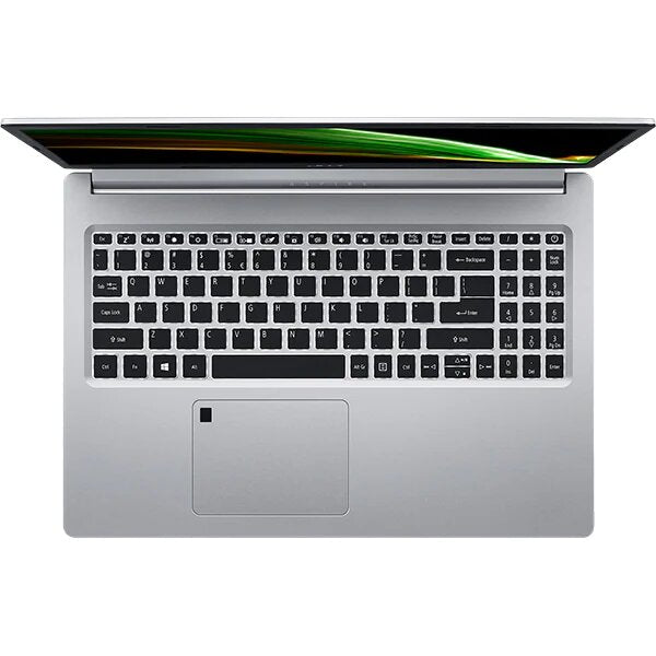 Laptop ACER Aspire 5 A515-45-R9QZ, AMD Ryzen 3 5300U pana la 3.8GHz, 15.6" Full, 8GB, SSD 256GB, AMD Radeon Graphics, Free Dos, Argintiu