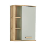 Dulap baie suspendat pelipal, Dimensiuni 50,5x74,5x20,5 cm, verde salvie