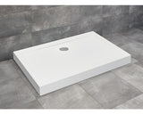 Cadita de Dus Dreptunghiulara Radaway Doros D, Compact 80x90x11,5 cm, Acril, SDRD9080-05, Alb