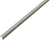 Cornier Aluminiu Alberts 10x10x1 Mm, Lungime 1m, Autoadeziv, Nuanta Otel Inoxidabil Inchis