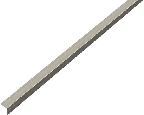 Cornier Aluminiu Alberts 10x10x1 Mm, Lungime 1m, Autoadeziv, Nuanta Otel Inoxidabil Inchis