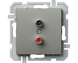 Priza Audio Stereo Tem Logiq 2xrca, Gri Titan