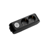 Prelungitor, 2P/Ff+I Negru, X-Tendia Panasonic
