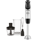 Mixer vertical Tefal QuickChef 3 in 1 HB653838, Tehnologie Powelix, 800 W, 20 viteze, lame inox, Argintiu/ negru