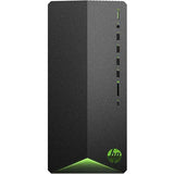 Sistem Desktop Gaming HP Pavilion TG01-1035nq, Intel Core i5-10400 pana la 4.3GHz, 16GB, 1TB + SSD 256GB, NVIDIA GeForce GTX 1650 SUPER 4GB, Free DOS, Negru-Verde