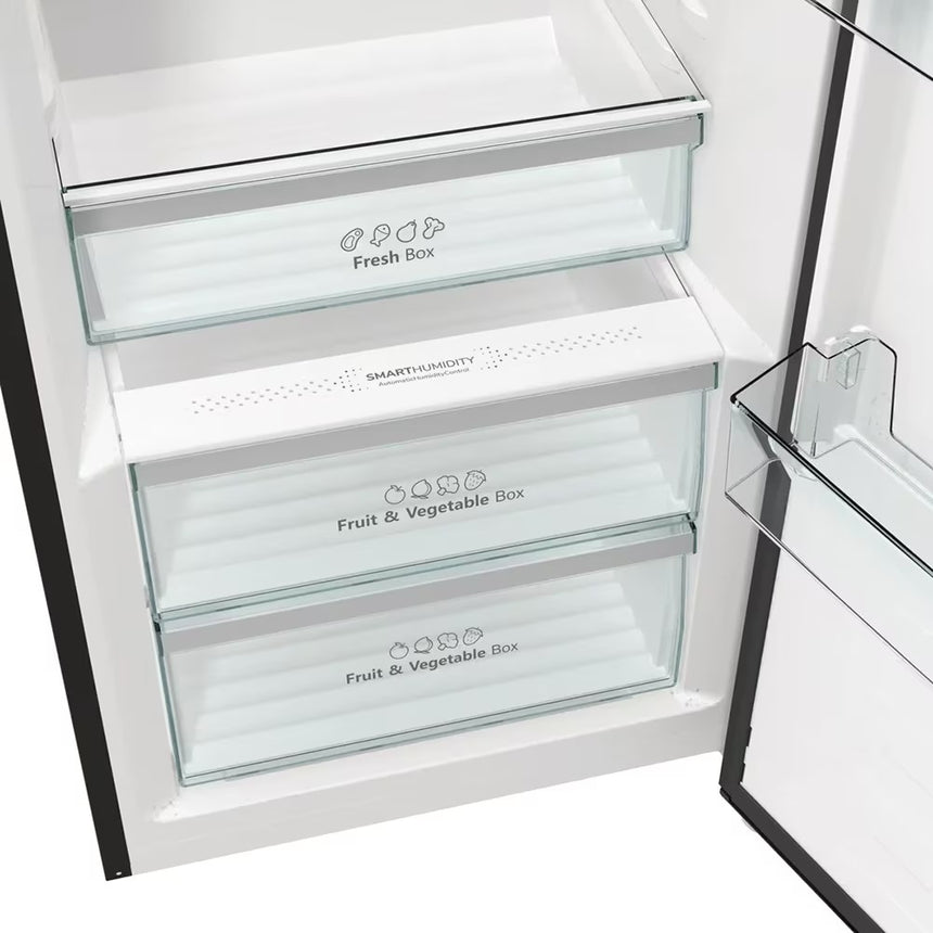 Frigider cu o Usa HISENSE RL528D4EFE, No Frost, 398 l, H 185 cm, Clasa E, Negru