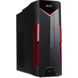 Sistem Desktop Gaming ACER Nitro N50-110, AMD Ryzen 5-3500 pana la 4.1GHz, 8GB, SSD 256GB, NVIDIA GeForce GTX 1650 4GB, Free DOS, Negru