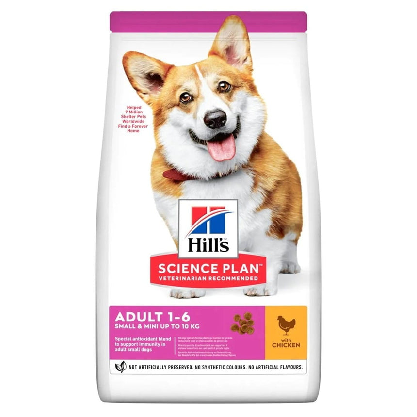 Hrana uscata pentru caini Hill's SP small & mini adult, cu pui, 6 kg