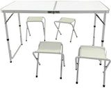 Set Mobilier Gradina Garden Place Elise Aluminiu 5 Piese 4 Locuri