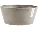Ghiveci Ecopots Frankfurt Plastic Ø 30, 5 Cm H 15 Cm Maro-gri