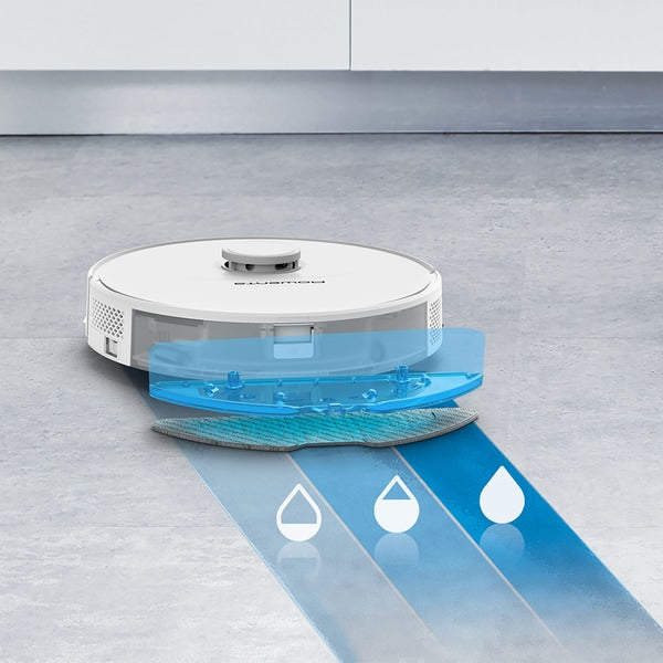 Aspirator robot Rowenta X-Plorer S75 Animal Allergy RR8577WH, Navigatie laser, Functie mop, 120 min, Alb