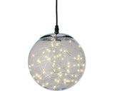 Glob Craciun Lumino 140 Micro Led-uri Ø 30 Cm Transparent