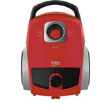 Aspirator cu Sac BEKO PerformCyclone VCC44401AR, 1.8l, 750W, 73dB, Rosu-Negru