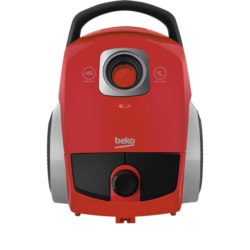 Aspirator cu Sac BEKO PerformCyclone VCC44401AR, 1.8l, 750W, 73dB, Rosu-Negru