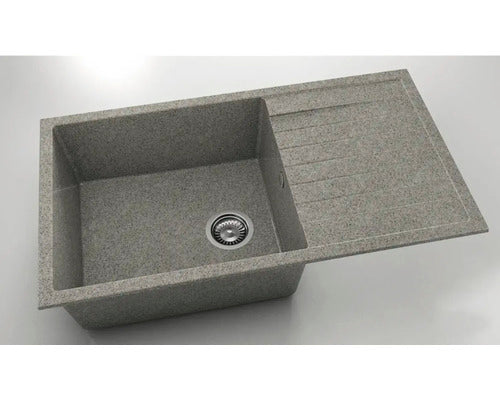 Chiuveta Bucatarie Granixit Cu O Cuva Fat Avangard 229 90x49 Cm, Cu Picurator, Reversibila, Tweed