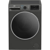 Masina de spalat rufe cu uscator BEKO B5DFT510442M, 10 kg spalare, 6 kg uscare, Clasa A, 1400 RPM, Motor ProSmart Inverter, HomeWhiz, SteamCure, UltraFast, AddXtra, Gri