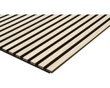 Panou Riflaj Acustic Stejar Natur Furniruit 18x572x2400 Mm