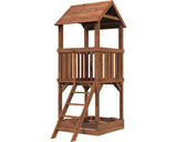 Turn De Joaca Pentru Copii Palmako Jesper Lemn 120x120x314 Cm Maro