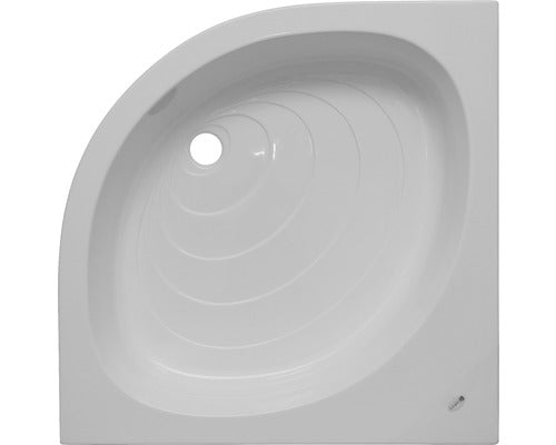 Cadita de dus Belform Elipse, 90x90 cm, Acril + ABS
