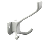 Cuier Pentru Mobila Cu 3 Carlige Hettich Classic 66x108 Mm, Zamac Alb