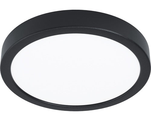 Panou Cu Led Integrat Fueva5 16, 5w 1800 Lumeni Ø21 Cm, Montaj Aplicat, Lumina Calda, Negru