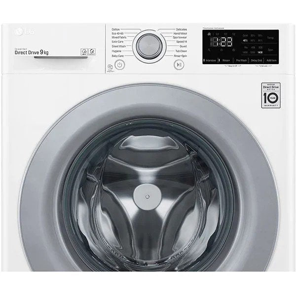 Masina de spalat rufe frontala LG F4WV309N4E, 9 kg, 1400rpm, Clasa A+++, Alb